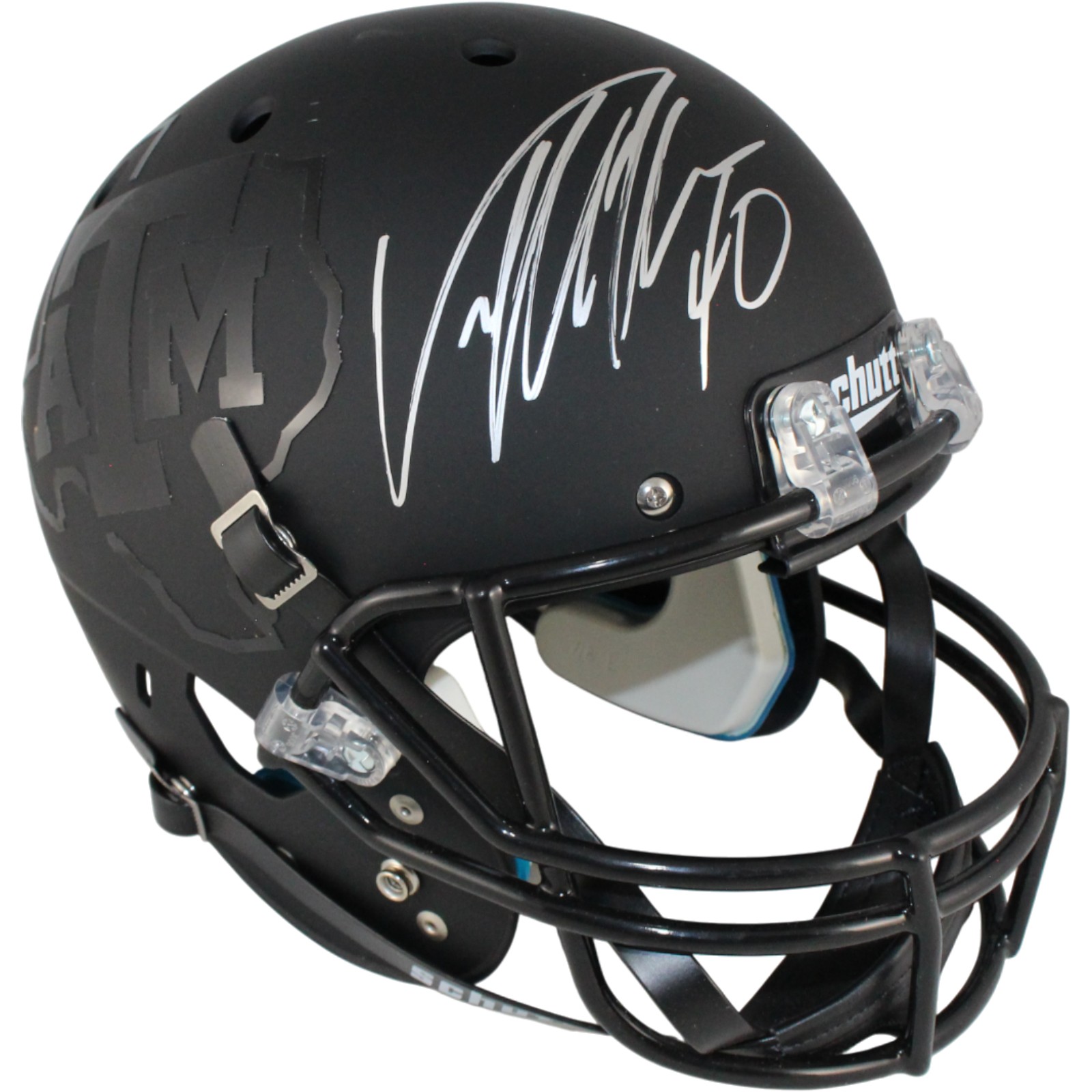 Von Miller Autographed Texas A&M Aggies F/S Schutt Helmet Beckett 53731