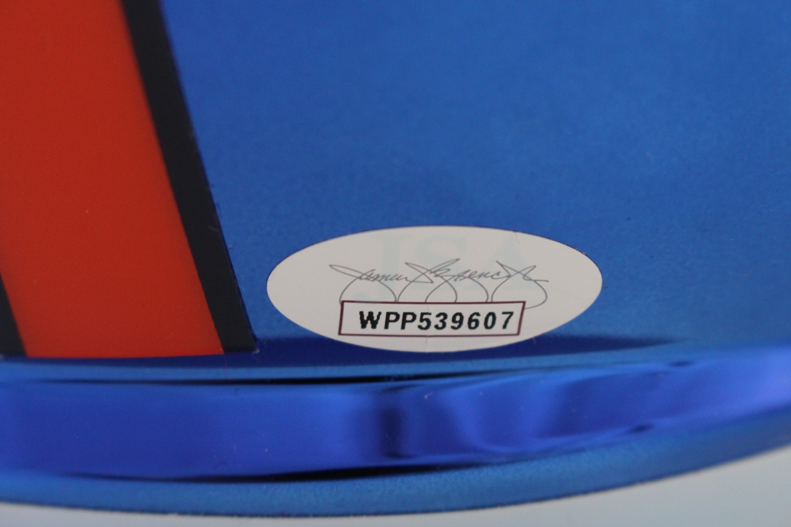 Von Miller Autographed/Signed Denver Broncos F/S Chrome Helmet JSA 59358 4 Von Miller Autographed/Signed Denver Broncos F/S Chrome Helmet JSA 59358