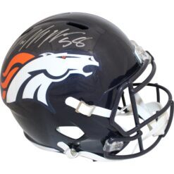 Von Miller Autographed/Signed Denver Broncos TB 97-23 F/S Helmet Beckett 48675