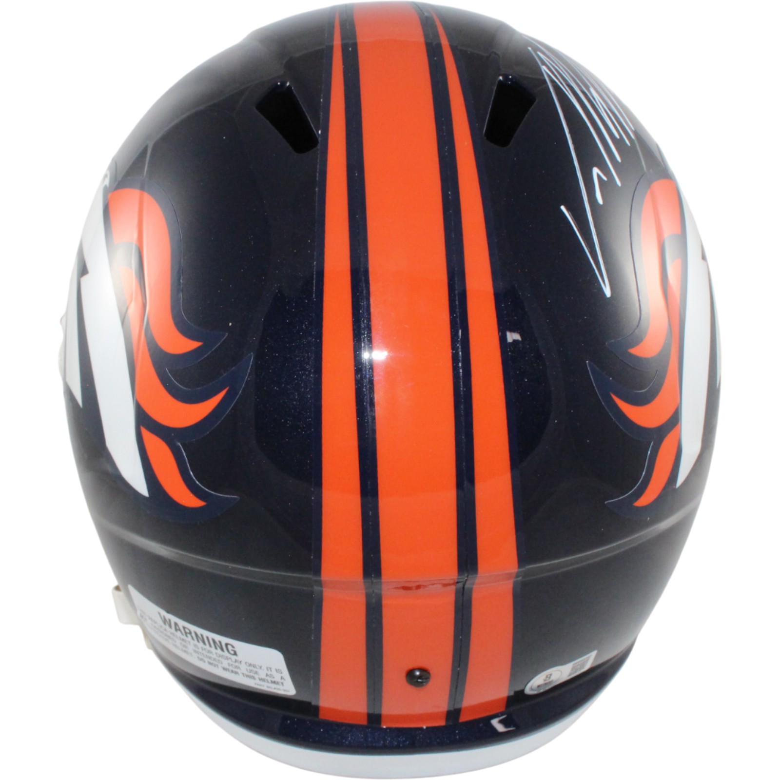 Von Miller Autographed Denver Broncos F/S TB Helmet Beckett Witness 54684 3 Von Miller Autographed Denver Broncos F/S TB Helmet Beckett Witness 54684