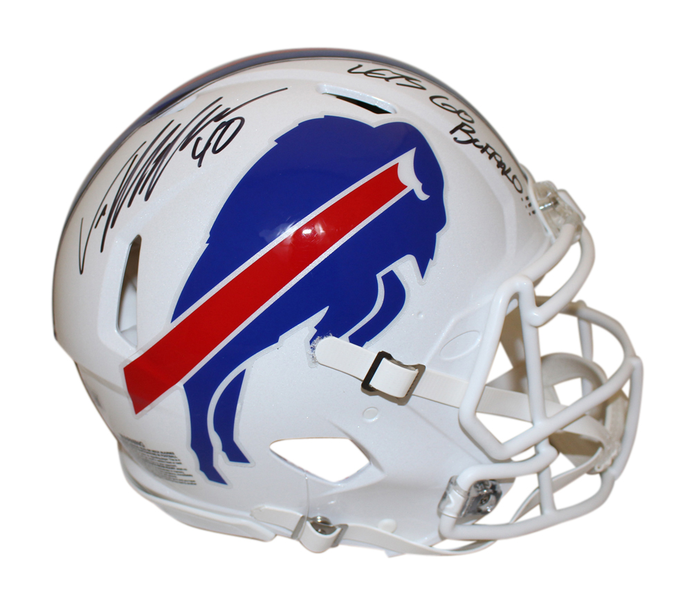 Von Miller Signed Buffalo Bills Authentic Speed Helmet Go Buffalo Beckett