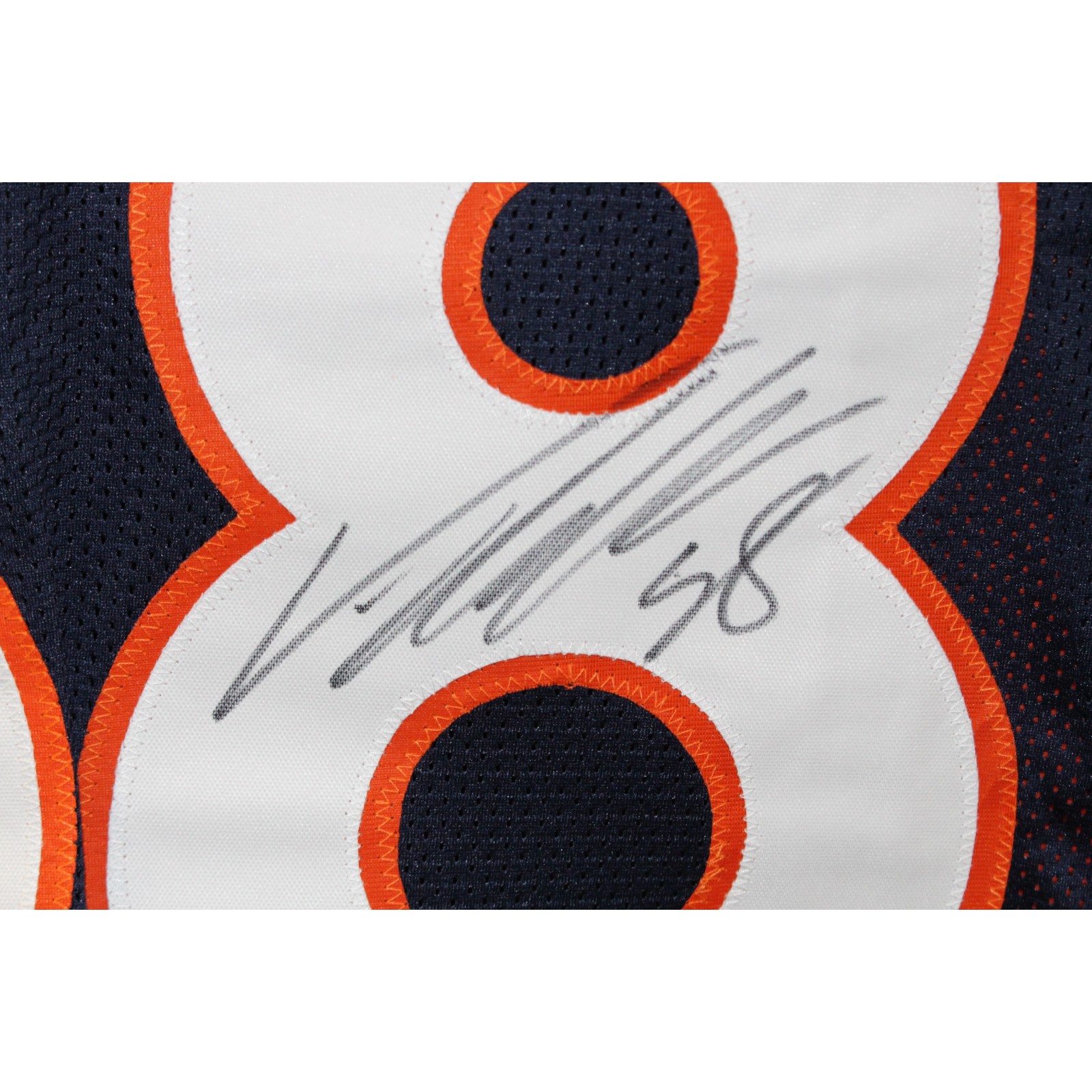 Von Miller Autographed Pro Style Size XL Blue Jersey Beckett Witness 54738