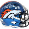 Von Miller Autographed/Signed Denver Broncos Chrome Mini Helmet JSA 24209