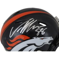 Von Miller Autographed Denver Broncos TB Mini Helmet Beckett Witness 54728