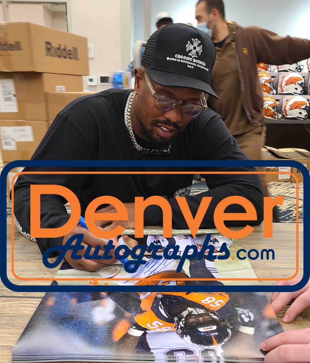 Von Miller Autographed/Signed Denver Broncos 16x20 Photo Beckett BAS
