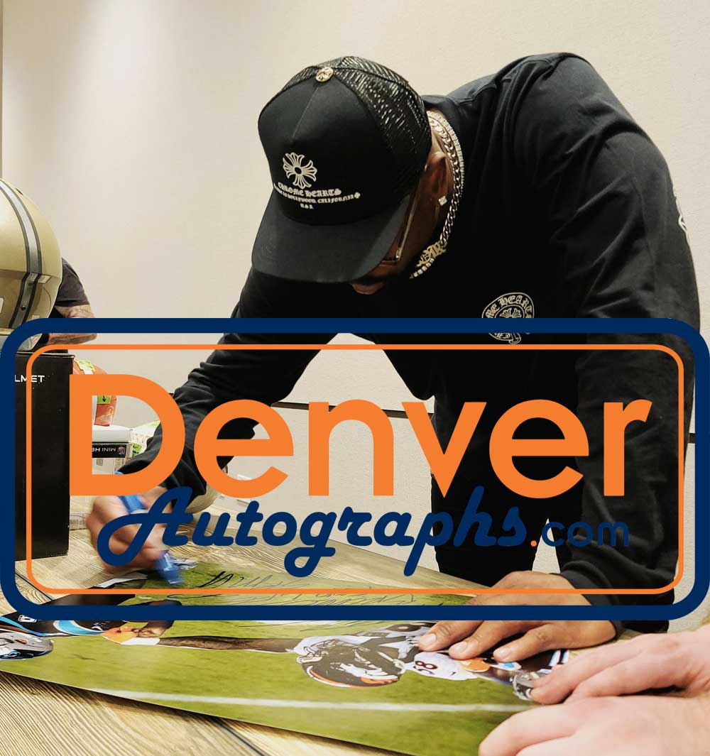 Von Miller Autographed Denver Broncos 16x20 Photo 2 Insc Beckett BAS