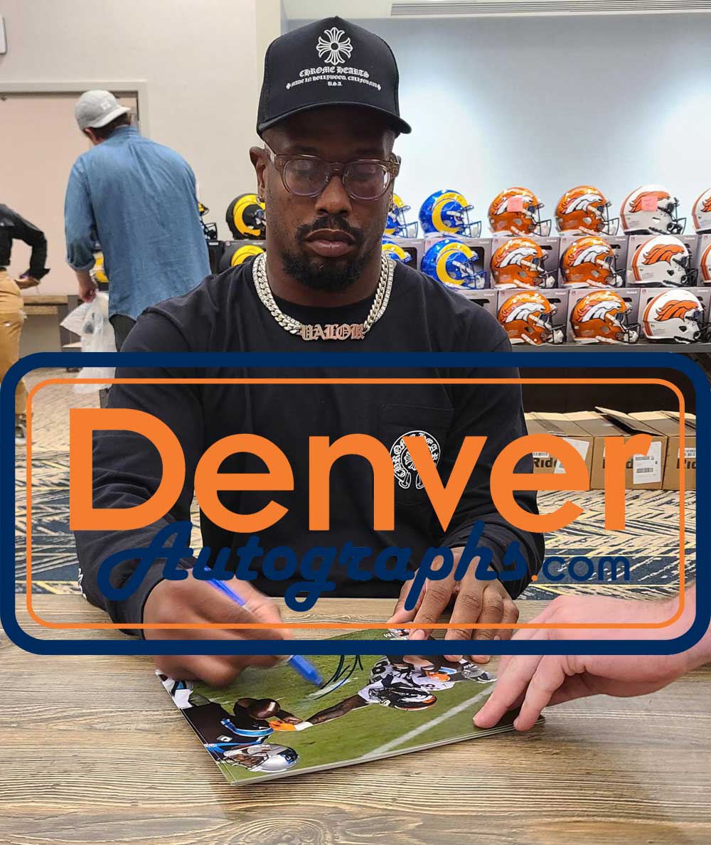 Von Miller Autographed/Signed Denver Broncos 8x10 Photo Beckett BAS