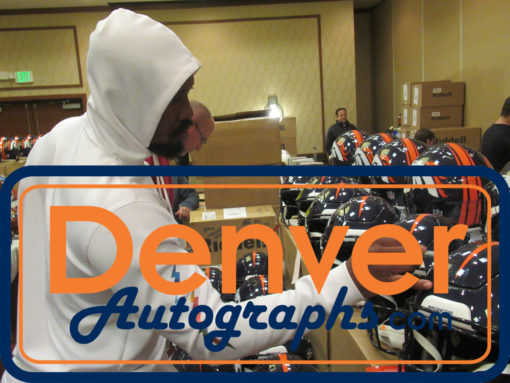Von Miller Autographed Denver Broncos Authentic Speed Flex Helmet JSA 24301