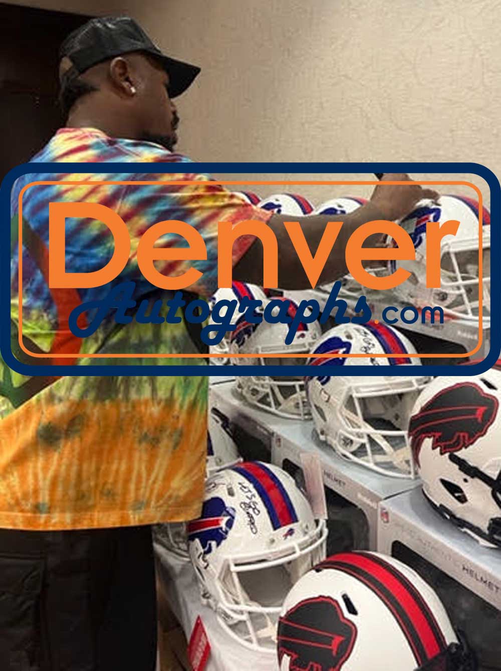 Von Miller Signed Buffalo Bills Authentic Speed Helmet Go Buffalo Beckett