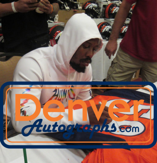 Von Miller Autographed/Signed Denver Broncos Orange XL Jersey JSA 19216