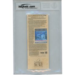 Von Miller Autographed Super Bowl 50 Ticket Stub SB MVP Slab Beckett 48686