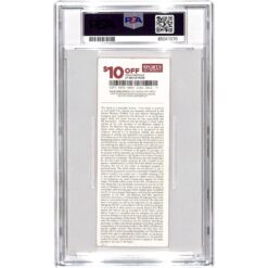 Von Miller Signed Denver Broncos NFL Debut Ticket Stub Slab 4/10 PSA 34349
