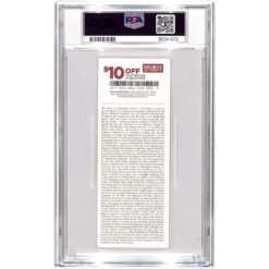 Von Miller Signed Denver Broncos NFL Debut Ticket Stub Slab 1.5/10 PSA 34350