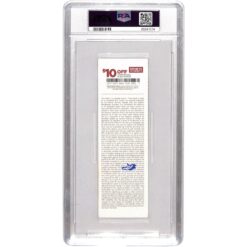 Von Miller Signed Denver Broncos NFL Debut Ticket Stub Slab 3/9 PSA 34352