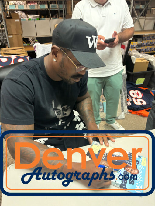 Von Miller Autographed Denver Broncos Sports Illustrated Magazine Beckett 48669