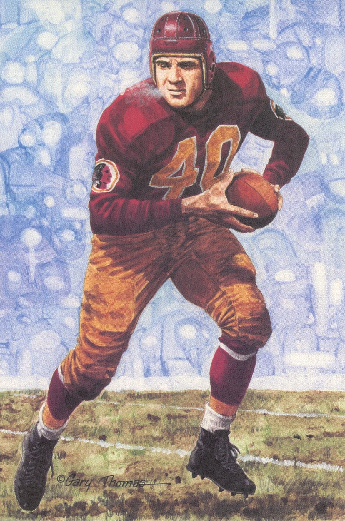 Wayne Millner Washington Redskins Goal Line Art Card Series 2 #52 LE /5000 58119
