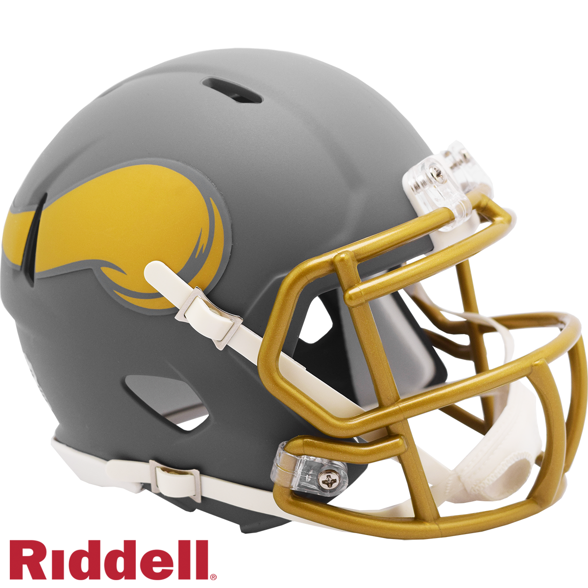 Minnesota Vikings Slate Riddell Mini Helmet New In Box 42146