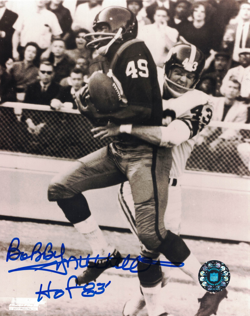 Bobby Mitchell Autographed/Signed Washington Redskins 8x10 Photo 27882
