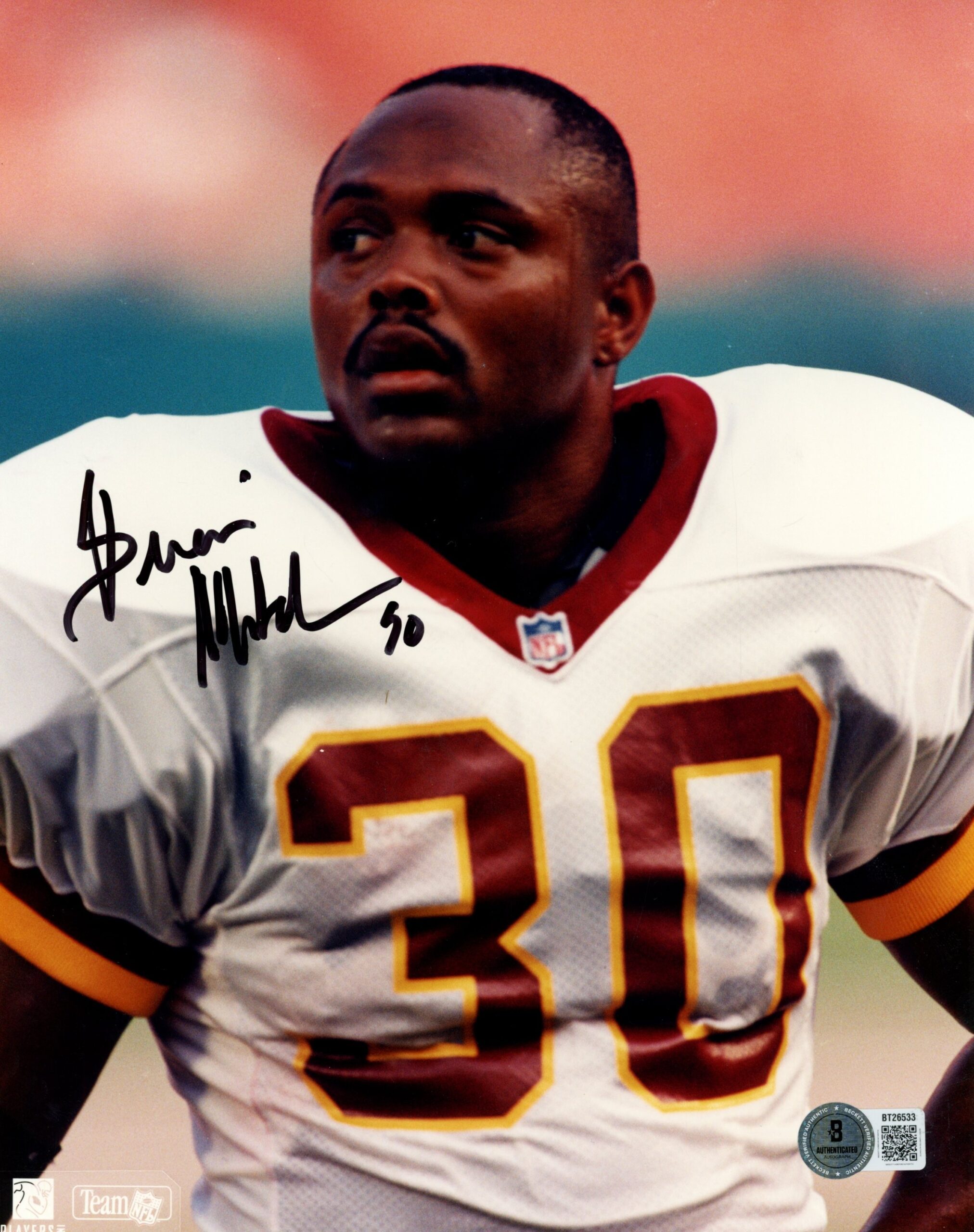 Brian Mitchell Autographed Washington Redskins 8x10 Photo Beckett 56826 1 Brian Mitchell Autographed Washington Redskins 8x10 Photo Beckett 56826