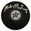 Mike Modano Autographed/Signed Dallas Stars Logo Hockey Puck BAS 22327
