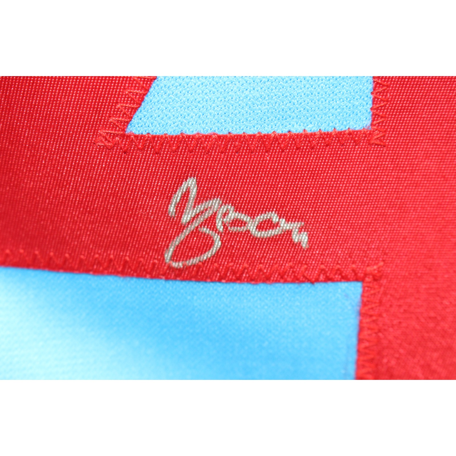 Yadier Molina Autographed/Signed Pro Style Blue Jersey JSA