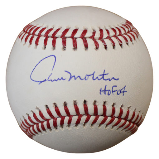 Paul Molitor Autographed/Signed Milwaukee Brewers OML Baseball HOF BAS 11833