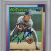 Paul Molitor Signed Milwaukee Brewers 1990 Topps #360 Trading Card BAS 27035