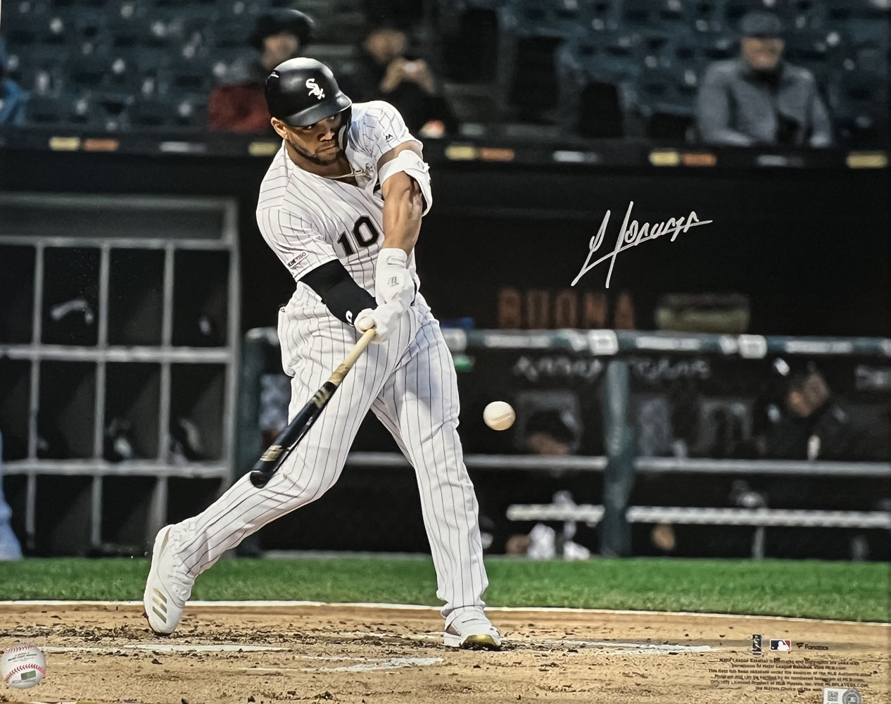 Yoan Moncada Autographed Chicago White Sox 16x20 Photo MLB
