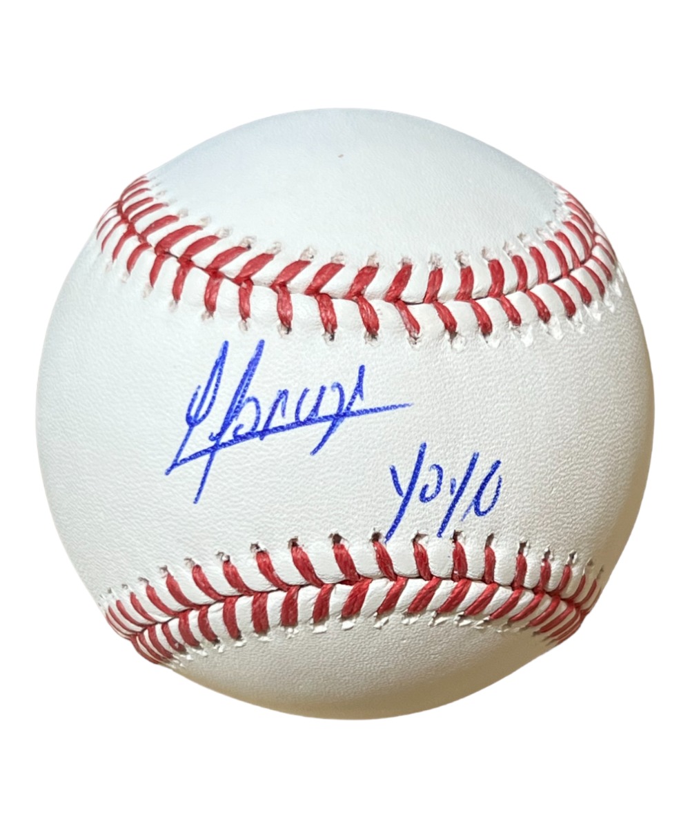 Yoan Moncada  Autographed ROMLB Baseball White Sox w/Yoyo MLB