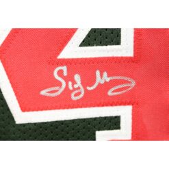Sidney Moncrief Autographed/Signed Pro Style Sz XL Green Jersey HOF TRI 57914