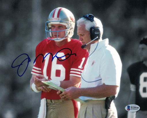 Joe Montana Autographed/Signed San Francisco 49ers 8x10 Photo BAS 25930