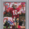Joe Montana Signed San Francisco 49ers 2001 Upper Deck Legends Card BAS 26557