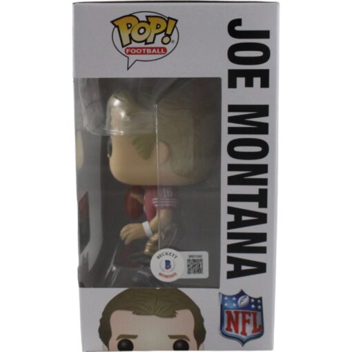 Joe Montana Signed San Francisco 49ers Funko Pop! #84 w/Hard Protector FAN