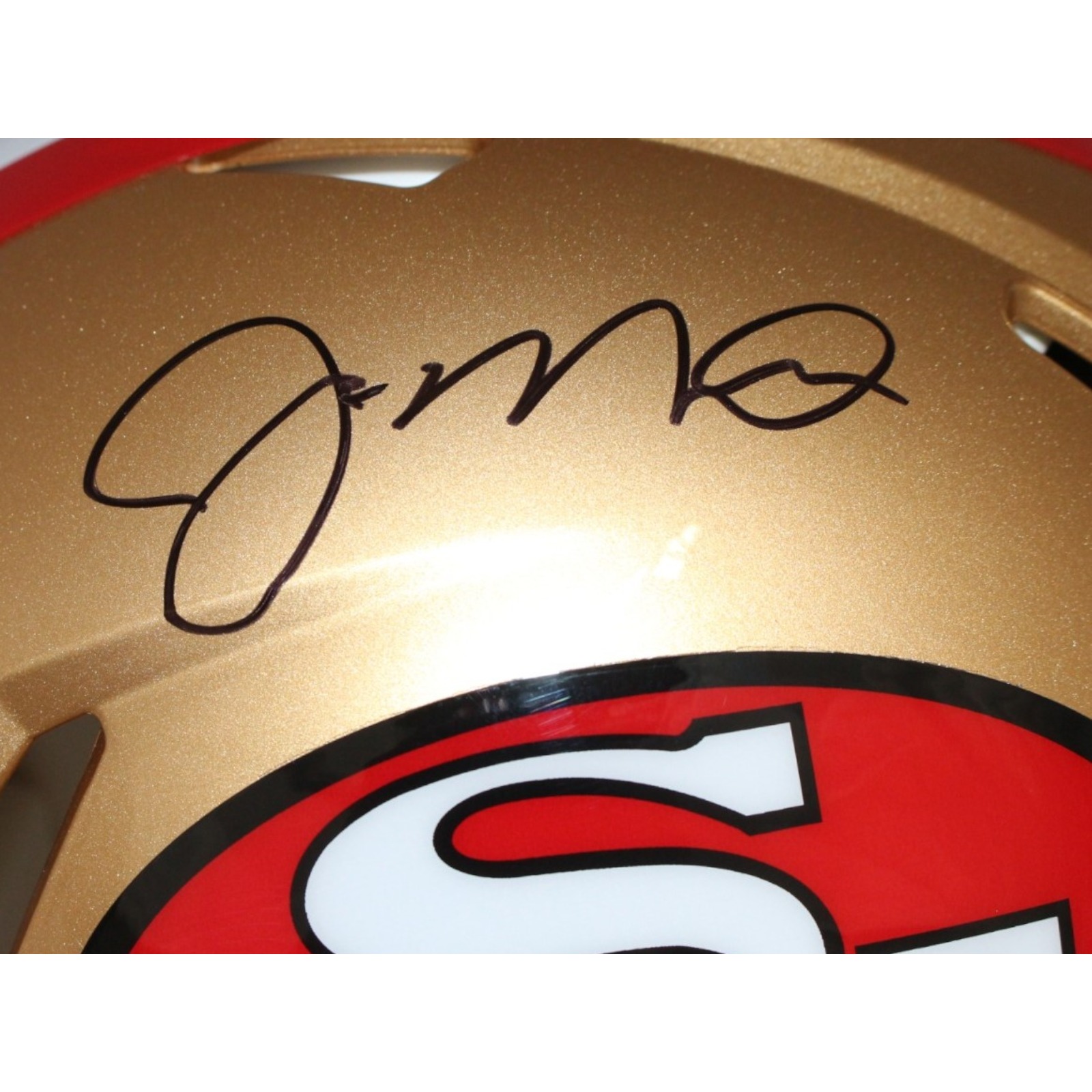 Joe Montana Autographed San Francisco TB Authentic Helmet FAN