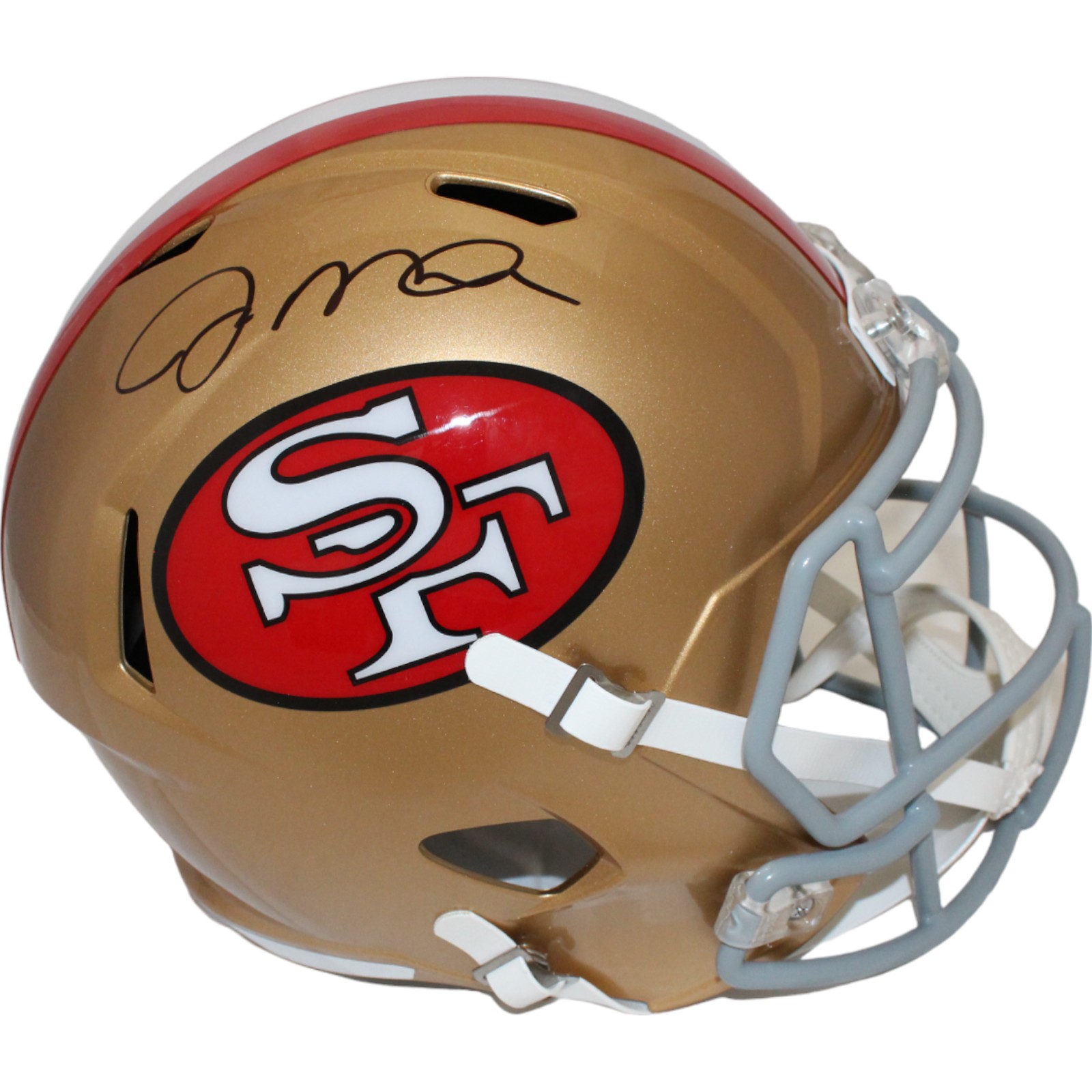 Joe Montana Autographed San Francisco TB F/S Tribute Helmet FAN