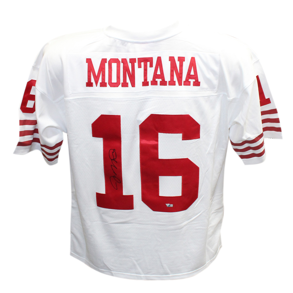 Joe Montana Signed San Francisco 49ers M&N White Jersey Beckett