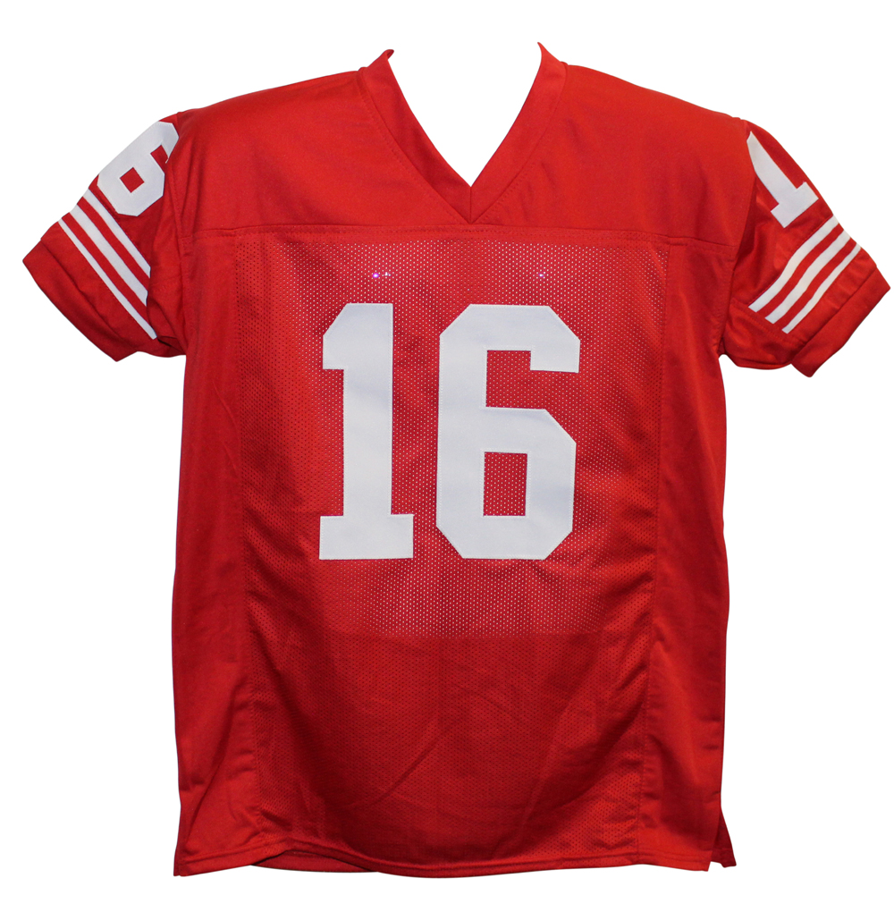 Joe Montana Autographed/Signed Pro Style Red XL Jersey Tristar 26376 Denver Autographs