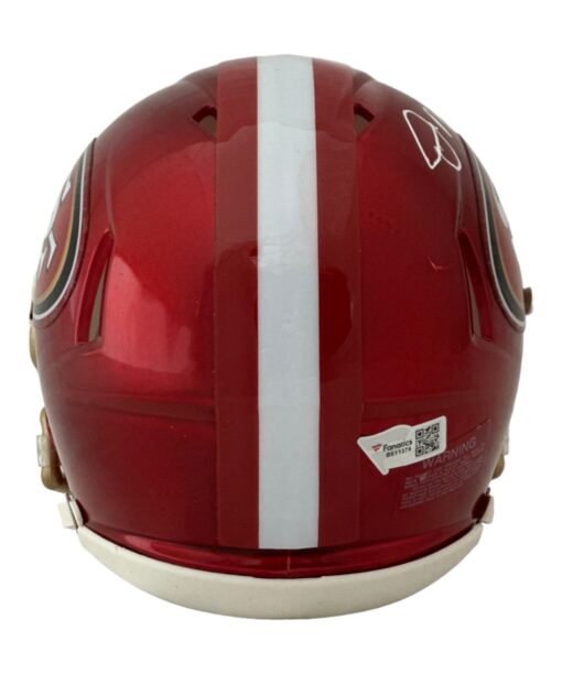 Joe Montana Autographed San Francisco 49ers Flash Mini Helmet FAN