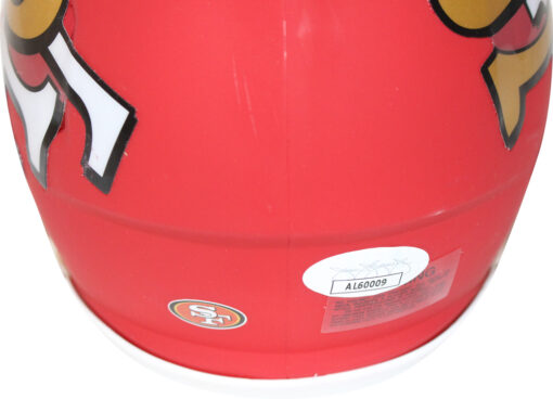 Joe Montana Autographed San Francisco 49ers amp Mini Helmet JSA