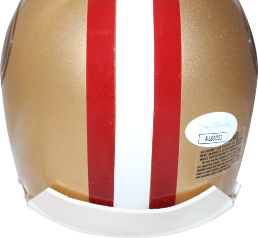 Joe Montana Autographed San Francisco 49ers VSR4 Mini Helmet JSA