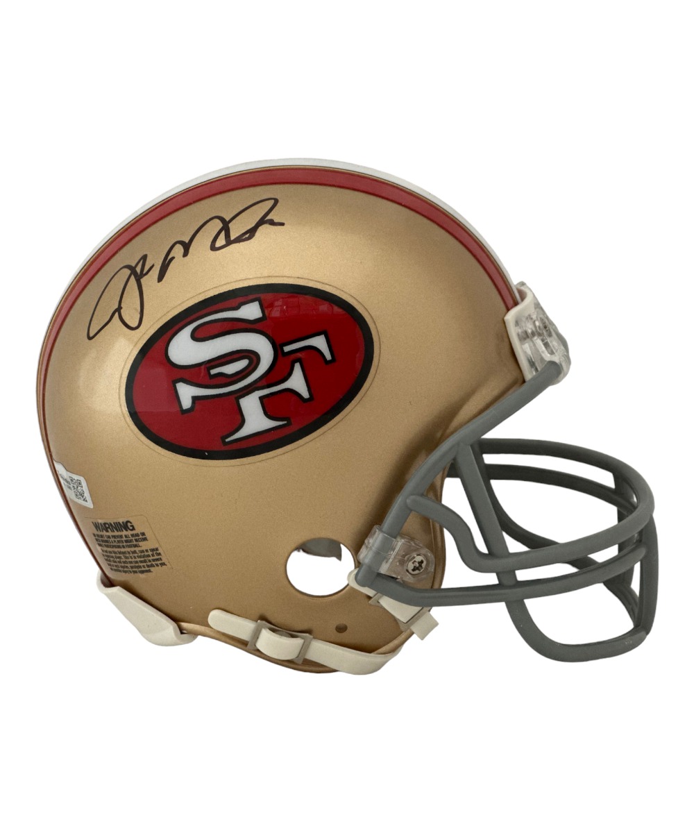 Joe Montana Autographed San Francisco 49ers TB Mini Helmet FAN