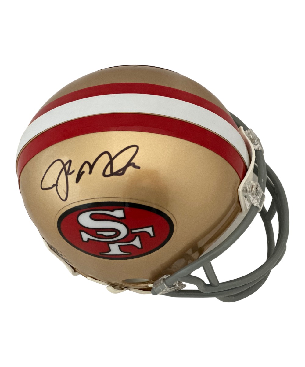 Joe Montana Autographed San Francisco 49ers TB Mini Helmet FAN