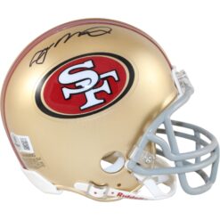 Joe Montana Autographed San Francisco 49ers VSR4 Mini Helmet Beckett 53161