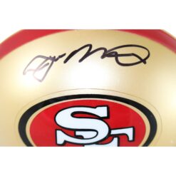Joe Montana Autographed San Francisco 49ers VSR4 Mini Helmet Beckett 53161