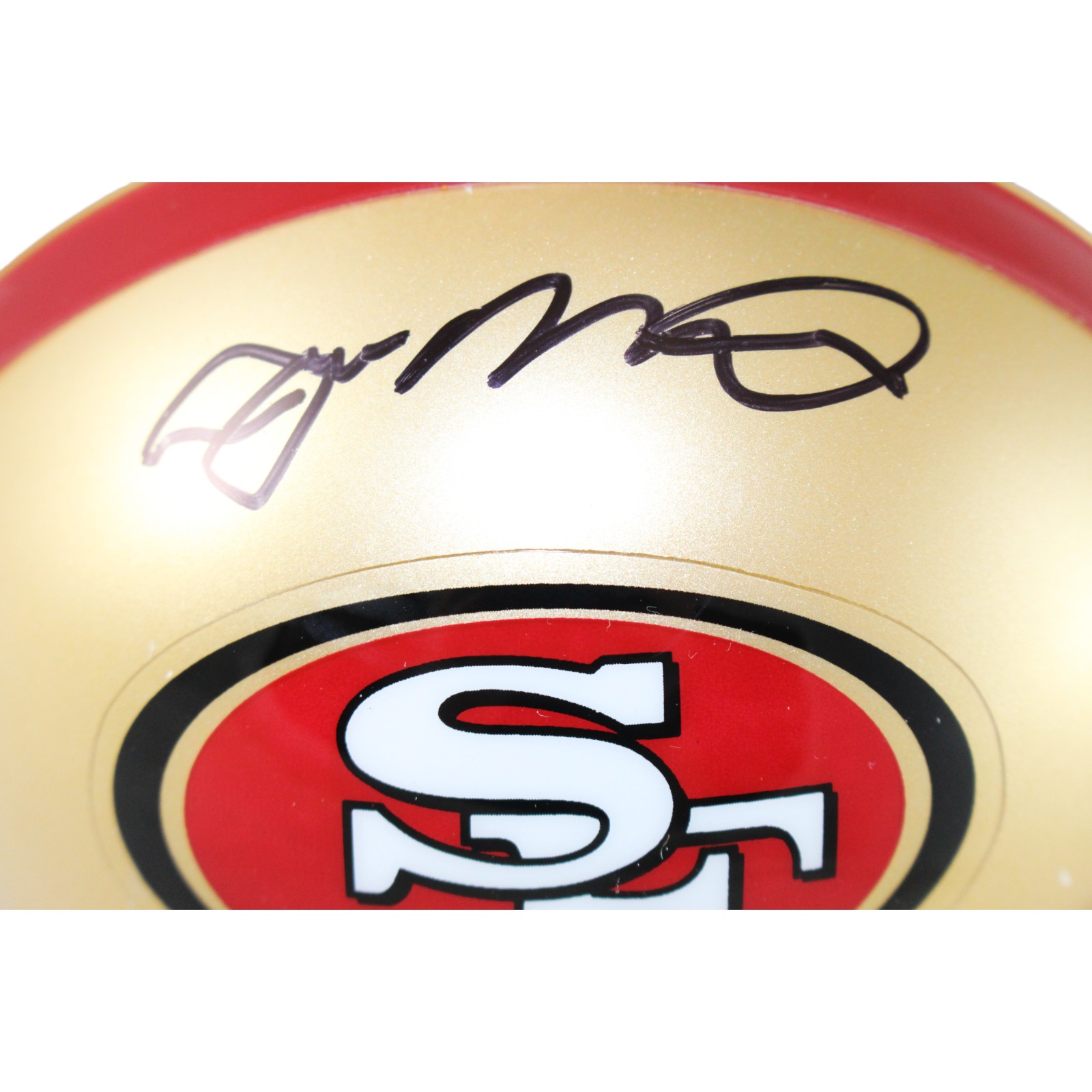 Joe Montana Autographed San Francisco 49ers VSR4 Mini Helmet Beckett 53161 2 Joe Montana Autographed San Francisco 49ers VSR4 Mini Helmet Beckett 53161
