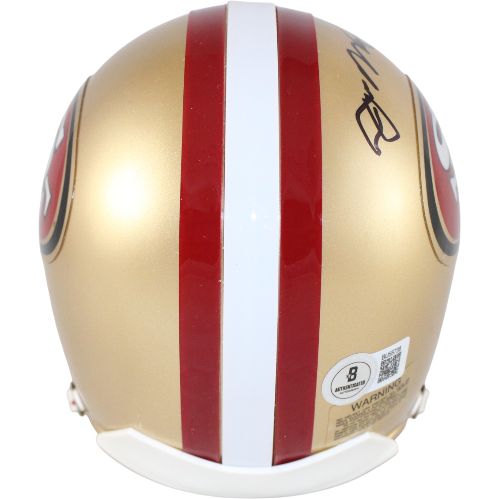 Joe Montana Autographed San Francisco 49ers VSR4 Mini Helmet Beckett 53161 3 Joe Montana Autographed San Francisco 49ers VSR4 Mini Helmet Beckett 53161