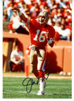 Joe Montana Autographed/Signed San Francisco 49ers 3.5x5" Photo Beckett 56077