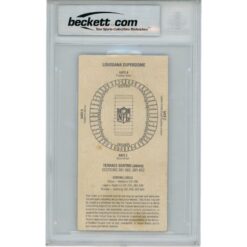 Joe Montana Autographed/Signed SB XXIV SB MVP Insc Ticket Stub Beckett 45956
