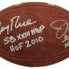Joe Montana & Jerry Rice Signed San Francisco 49ers Official Football BAS 28092