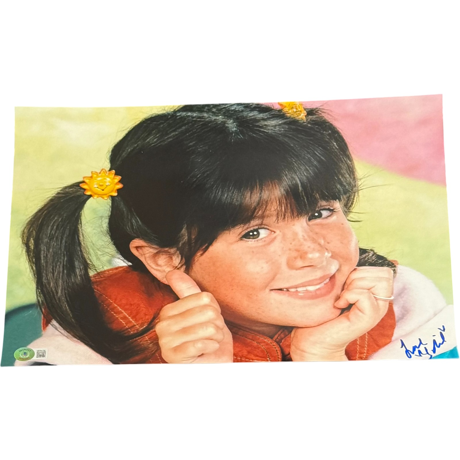 Soleil Moon Autographed/Signed Punky Brewster 11x14 Photo Beckett 54351